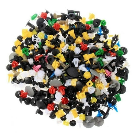 

Elenxs 1000pcs/set Car Trim Rivets Mudguard Fender Door Panel Push Pins Bumper Interior Decoration Plastic Clips