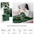 thumbnail image 4 of Christmas Tree Gnome Throw Flannel Blanket 50x80In Winter Snowflake Dark Green Plaid Super Soft Cozy Bed Blanket, Lightweight Plush Fuzzy Bed Throw for Bedroom Sofa Couch Living Room, 4 of 4