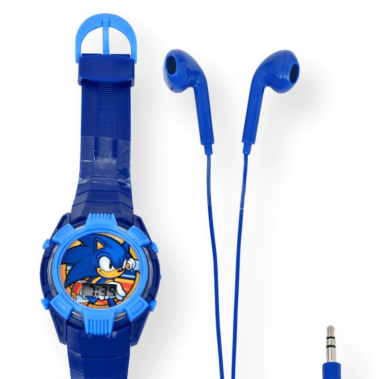 SEGA Sonic the Hedgehog Digital Kids Time Wrist Watch with