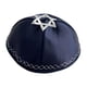 thumbnail image 3 of Sombrero Yamaka clásico tradicional transpirable bordado para celebraciones de la vida diaria Marina de guerra, 3 of 8
