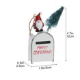 thumbnail image 3 of Rojia Plastic Santa Mailbox Christmas Hanging Ornaments, Mail Box Keepsake Christmas Tree Ornaments Car Decorations, Merry Christmas Decor, for Kids Mailman Postal Worker Post Office Xmas Gift, 3 of 8