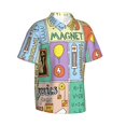 thumbnail image 2 of Physics Science Banners Set Mens Short Sleeve Button Down Shirts Soft Breathable Casual Lightweight Shirt 3x-Large, 2 of 9