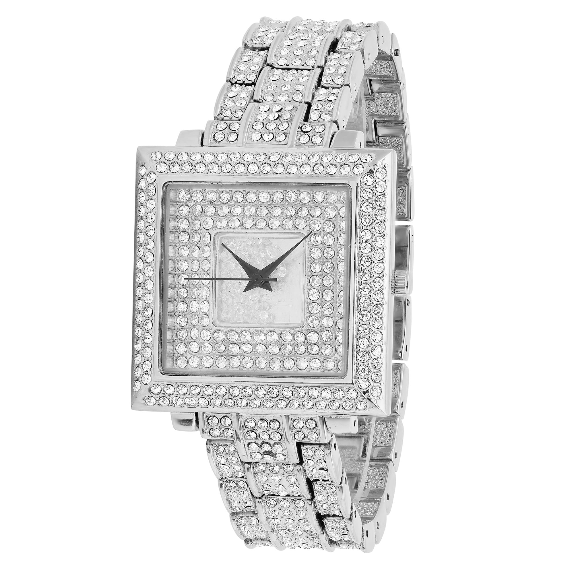 cubic zirconia iced out watch