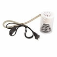 thumbnail image 2 of Ceramic Heat Emitter, E27 Reptile AntiScald Lampshade and Heating Bulb Set Reptile Heat Bulb Reptile Heat Lamp Fixture Reptile Heat Lamp for Turtles Chicks Lizard Snake, 2 of 7