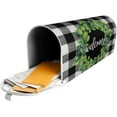 thumbnail image 6 of Welcome Box Wreath Buffalo Plaid Decor Mailbox Cover Spring Mailbox Covers Magnetic 21" X 18" Large Mailbox Wraps Post Letter Box Covers Garden Decorations Outdoor, 6 of 6