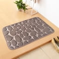 thumbnail image 4 of Alfombra de baño puerta absorbente antideslizante alfombra grande decoración niño sala de estar alfombra de baño accesorios de tapicería marrón 40x60cm Speravity HA009646-08, 4 of 6