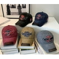 thumbnail image 2 of WITHMOONS New York Embroidery Low Profile Vintage Washed Cotton Baseball Cap Adjustable Dad Hat YZ10222 (Beige), 2 of 2