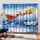 thumbnail image 5 of 100x140cm de Cortinas Navideñas Noel, Sala de , Dormitorio, Cortinas Impermeables, 5 of 9