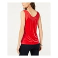 thumbnail image 2 of I.N.C Womens velvet Tank Top, Red, Small, 2 of 3