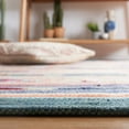 thumbnail image 3 of SAFAVIEH Cotton Kilim Kilim Southwestern Cotton Area Rug, Blue/Ivory, 5' x 8', 3 of 10