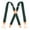 Olive Green, variant on MOJOGO Men's X-Back Suspenders 1.4 Inches Wide Button End Elastic Adjustable Suspenders for Work or Casual Wear Red Free Size