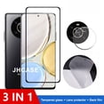 thumbnail image 2 of 3 En 1 Honor X9 Mica Protector de Pantalla Para X7A X9a 5G X8A X5 70 Lite X8 9X 8 10 20 20 Vidrio Cristal Templado Lente Y Película Trasera De Fibra De Carbono, 2 of 4