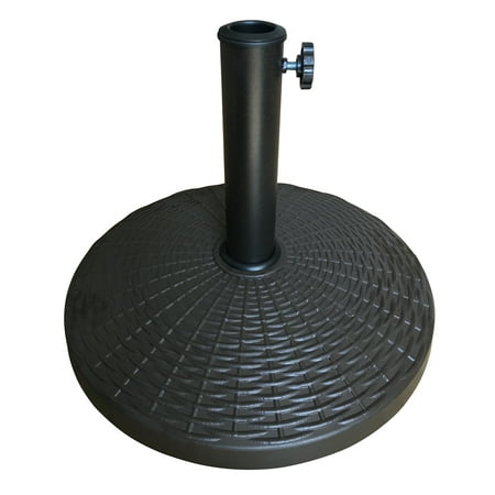 Mainstays Powder Coated Resin Umbrella Base, Brown