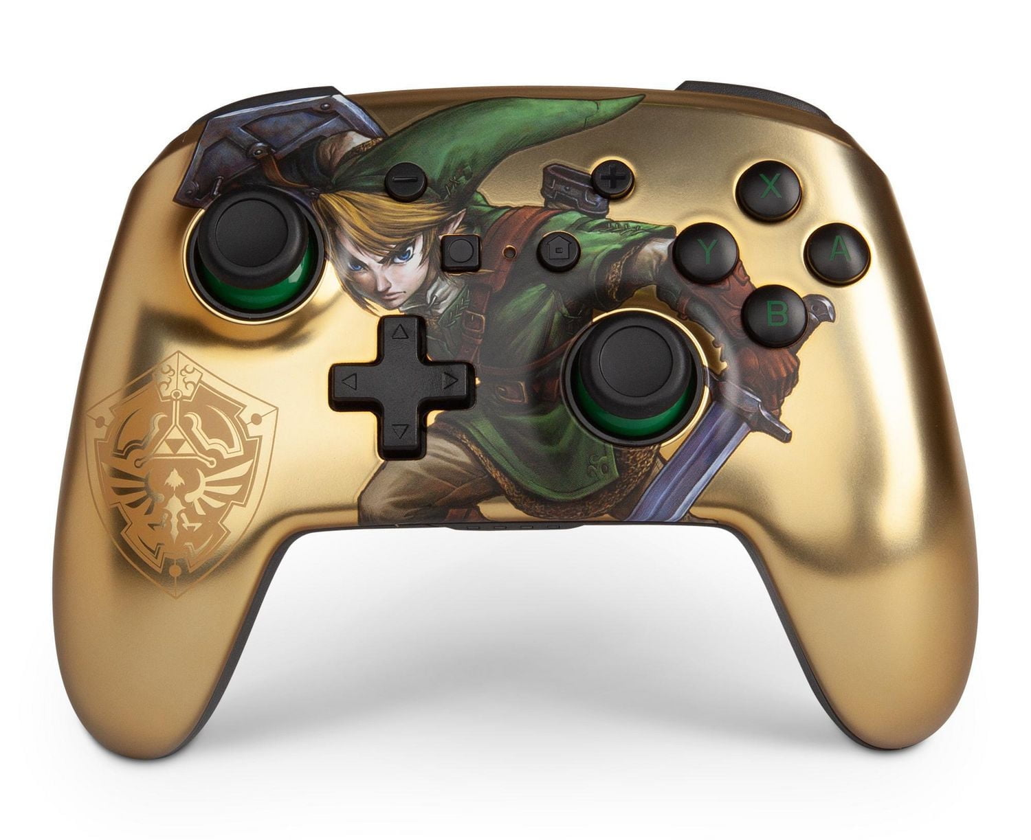 Enhanced Wireless Controller for Nintendo Switch - Link Gold, Nintendo Switch