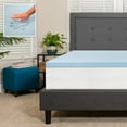 thumbnail image 5 of Flash Furniture Capri Comfortable Sleep 2 inch Cooling Gel Mattress Topper with CertiPUR-US Certified Memory Foam - Queen, 5 of 13
