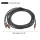 thumbnail image 2 of 3.5mm to 2 RCA Cable RCA Male to Male Aux Audio Adapter Jack HiFi Headphones Auxiliary Cable Y-Cable 16ft for Phone Speaker MP3 Tablet Stereo (1.5m), 2 of 5
