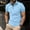 Sky Blue, variant on CaiJunJia George Polo Shirt,Men's Polo Shirts Long and Short Sleeve Cotton Blend Heather Moisture Wicking Casual Collared Shirts
