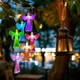 thumbnail image 2 of Solar Changing Wind Chime Light, EpicGadget Solar Powered Color-Changing LED Angel Hanging Lamp Windchime Light for Outdoor Indoor Gardening Yard Pathway Patio Decoration (Blue Wing Angel), 2 of 7