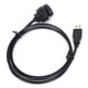 thumbnail image 2 of Conector USB resistente al agua USB3.0, medidor macho hembra, adaptadores de montaje en Panel de enchufe de cable, 2 of 9