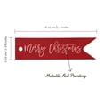 thumbnail image 5 of Inkdotpot Pack Of 50 Real Rose Gold Foil Paper Tags Merry Christmas Favor Hang Tags, 5 of 6