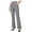 Gray, variant on Womens Slim Fit High Waisted Bootcut Work Pants Dressy Wrinkle Free Suit Trousers Tailored Slacks for Business Office with Pockets Belt Loops, Navy, S