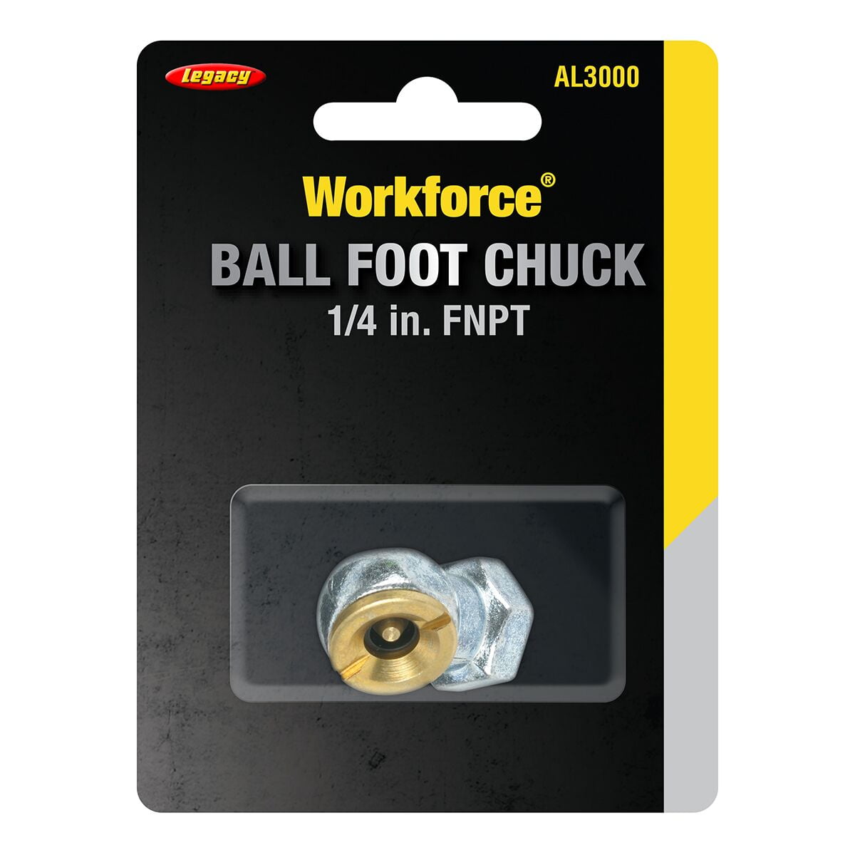 Workforce® Ball Foot Air Chuck, 1/4" Female