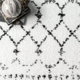 thumbnail image 6 of nuLOOM Moroccan Blythe White and Black 8' x 10' Transitional Area Rug, 6 of 9
