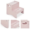 thumbnail image 2 of Dream On Me Little Steps Step Stool / Anti-slid base / Multipurpose Kids Step Stool / Sturdy & solid stool for kids In Pink, 2 of 15