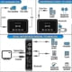 thumbnail image 2 of Bluetooth 5.0 Receiver Transmitter FM Stereo AUX 3.5mm Jack RCA Wireless NFC Bluetooth Audio Adapter for TV PC Headphone, 2 of 5