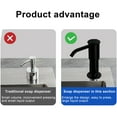 thumbnail image 6 of Kitchen Sink Soap Dispenser Pump Extension Tube 36" Under-Counter Hose Fits 0.4-4cm Holes Black/Gray/Silver Easy Install & Refill Multi-Purpose Use, 6 of 8