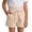 00-Beige227, variant on Lullu Girls High Waist Shorts Summer Casual Loose Shorts with Belt Pockets, Sizes 4-14