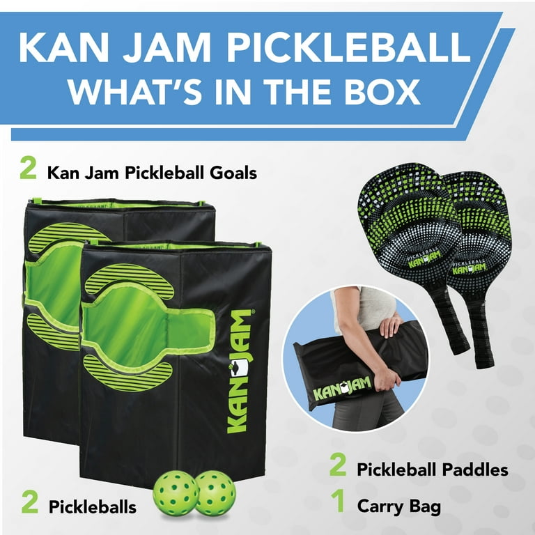 Free Shipping! Kan Jam Portable Pickleball Pack 'n Go 4 Player