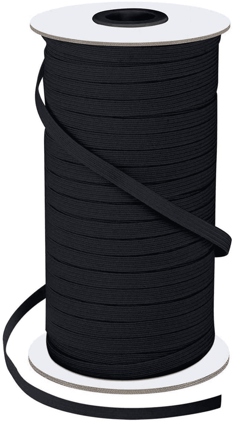 100 Yards 1//8 inch White Elastic Cord Band Braided Elastic Stretch for Sewing Crafting