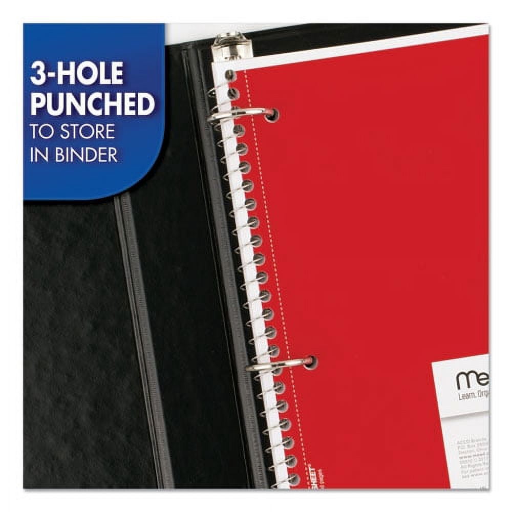 Spiral Notebook, 1 Subject, Medium/college Rule, Assorted Covers, 10.5 X 8, 70 Sheets, 6/pack | Bundle of 5 Packs