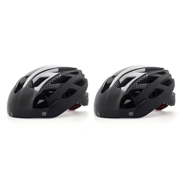 Casco de bicicleta Soidarity de protección de seguridad para hombres adultos Color: En blanco y negro Tamaño: Libre 2Conjunto