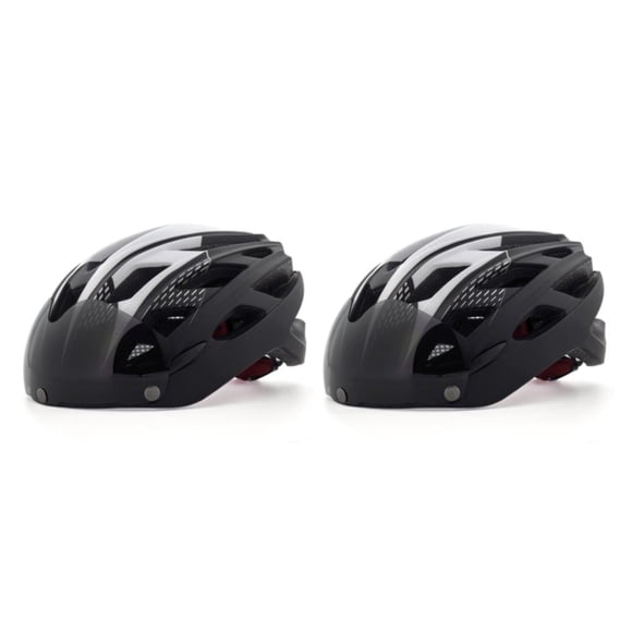 Casco de bicicleta Soidarity de protección de seguridad para hombres adultos Color: En blanco y negro Tamaño: Libre 2Conjunto