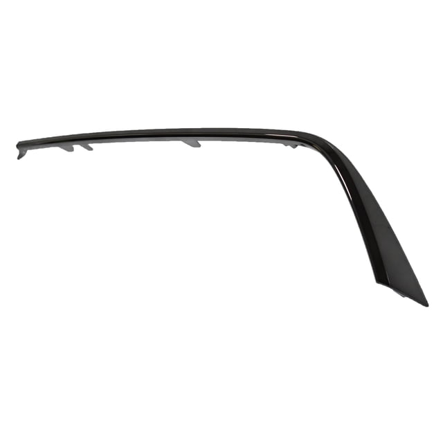 OE Compatible/Replacement Bumper Moulding Rear Passenger Side Lower Smoked Chrome Korea Built Ltd Models(HY1147110)
