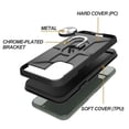 thumbnail image 6 of For Apple iPhone 12 Pro Max (6.7") Stand Kickstand Ring Holder [360° Rotating] Armor Dual Layer Work with Magnetic Car Mount Cover ,Xpm Phone Case [Black], 6 of 11