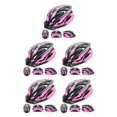 thumbnail image 2 of QualitChoice Multifunctional Helmet Road Bike - Enjoy Versatility And Multiple Features For Any Cycling Adventure 012 black pink 5Set, 2 of 6