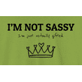 thumbnail image 2 of Novatee Im Not Sassy  Im Just Verbally Gifted Sarcastic Humor Funny Saying Novelty Unisex T Shirt, 2 of 6