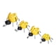 thumbnail image 5 of 4 unids/set hierro forjado abeja decoración pared colgante 3 dimensiones abeja arte escultura para jardín al aire libre, 5 of 8