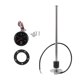 thumbnail image 1 of Kit de unidad de envío de combustible y medidor Unique Bargains 13.46" Unidad de envío de combustible para barco Sensor de combustible marino Metal 1 juego 0-190 Ohm, 1 of 1