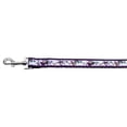 thumbnail image 1 of Mardi Gras Nylon Ribbon Dog Collars 1 Wide 4Ft Leash, 1 of 1