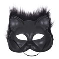 thumbnail image 5 of Halloween Fluffy   Halloween  Props Animal Half Face  For Men And Women, 5 of 5