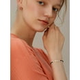 thumbnail image 4 of 1pc Adjustable Nylon Cord Slider Bracelets for Women with Golden Brass Jewelry Accessories & 304 Stainless Steel Letter, 4 of 4