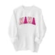 thumbnail image 4 of Sudadera Penkiiy Mama Mujer Glitter Patch Mama Crewneck Sudaderas Mama Print Manga Larga Moda Suelta Suéter XL Blanco, 4 of 7