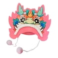 thumbnail image 4 of HOMYL Chinese Dragon Hat Cute Year of Dragon Dragon Cap Year of The Dragon DIY Hat Pink, 4 of 8