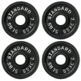 thumbnail image 4 of EDX Solid Cast Iron Olympic Weight Plate – 2-Inch Center Hole, Rust-Resistant Strength Training Disc for Home or Commercial Gym, 5LBS, 4-Pack, 4 of 5