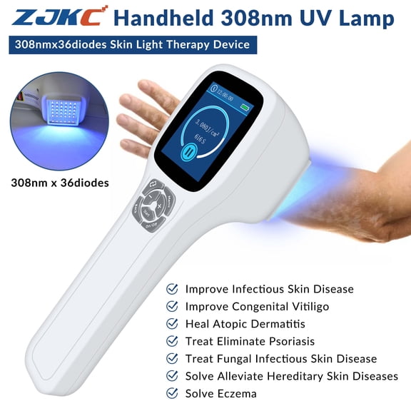 308nm light irradiation with 49 LED beads UVB light source LCD display screen