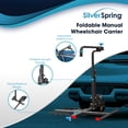 thumbnail image 3 of Silver Spring Support Pliable pour Fauteuil Roulant Manuel, Plateforme avec Support d'Attelage Capacité de 100 Lb, 3 of 11